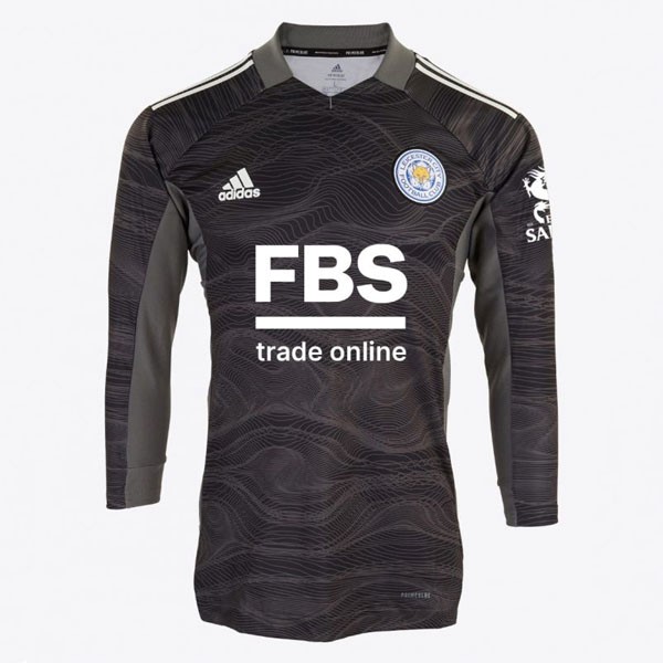 Tailandia Camiseta Leicester City Portero ML 2021-22 Negro